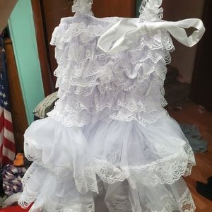 Rustic flowers girl dress brand new